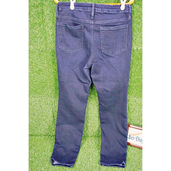 Athleta Sculptek Dark Blue Jeans - Women's Size 10 - Picture 4 of 4